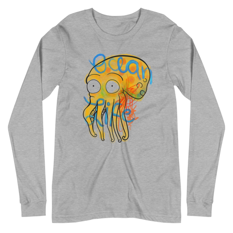 Ocean Life Octopus Unisex Long Sleeve T-shirt